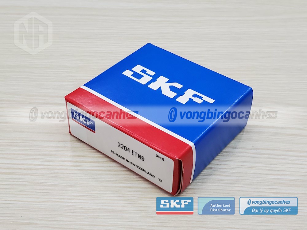 Vòng bi SKF 2204 ETN9 chính hãng, phân phối bởi Vòng bi Ngọc Anh - Đại lý uỷ quyền SKF.