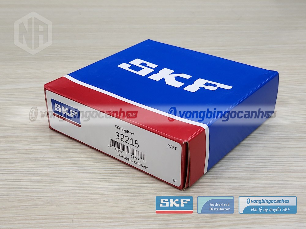 Vòng bi SKF 32215 chính hãng, phân phối bởi Vòng bi Ngọc Anh - Đại lý uỷ quyền SKF.