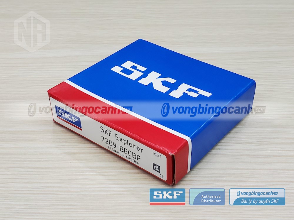 Vòng bi SKF 7209 chính hãng, phân phối bởi Vòng bi Ngọc Anh - Đại lý uỷ quyền SKF.