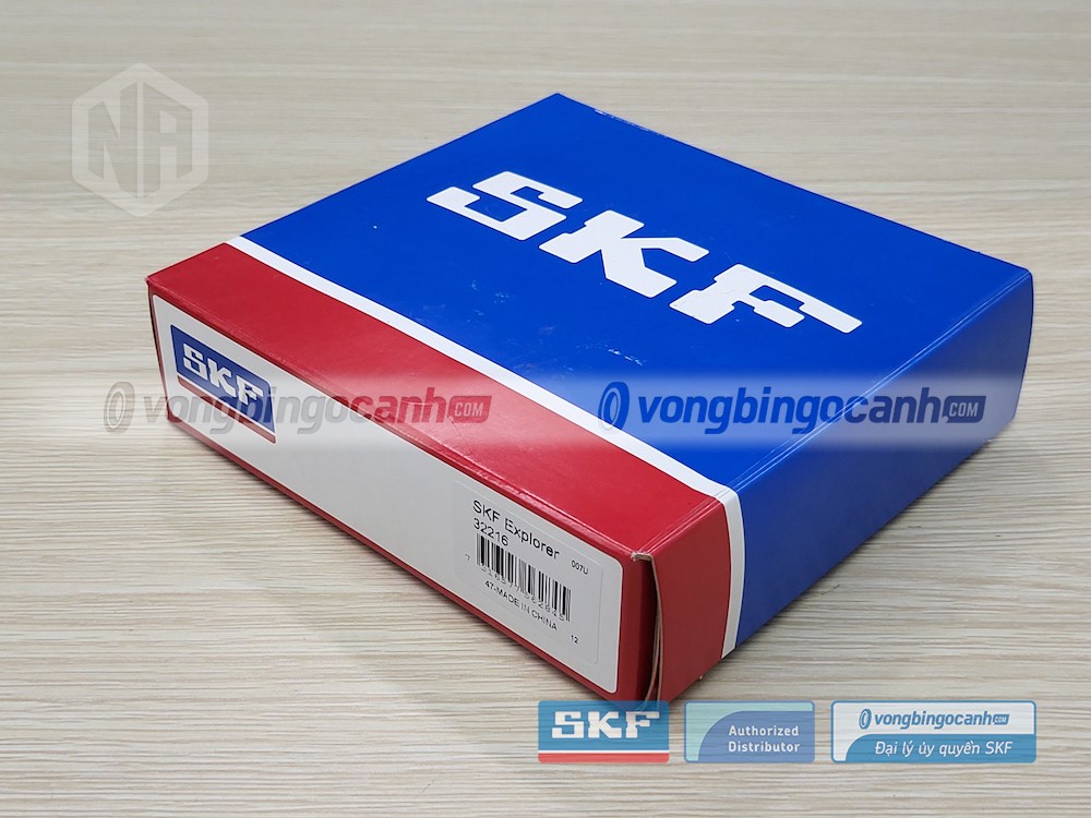 Vòng bi SKF 32216 chính hãng, phân phối bởi Vòng bi Ngọc Anh - Đại lý uỷ quyền SKF.