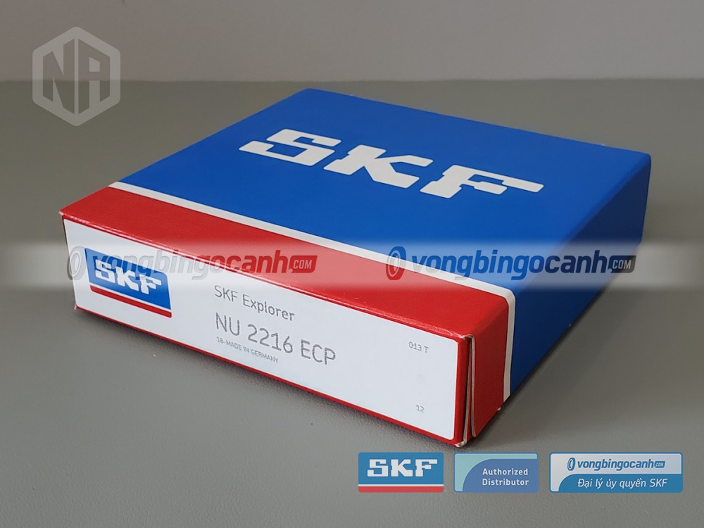 Vòng bi SKF NU 2216 ECP chính hãng, phân phối bởi Vòng bi Ngọc Anh - Đại lý uỷ quyền SKF.