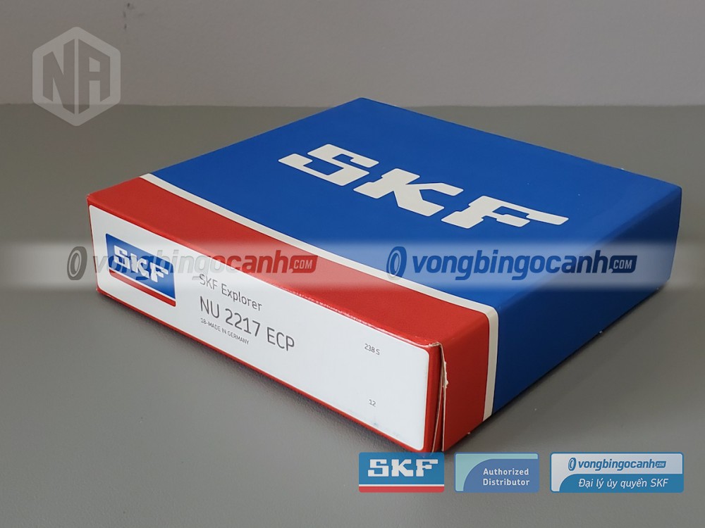 Vòng bi SKF NU 2217 ECP chính hãng, phân phối bởi Vòng bi Ngọc Anh - Đại lý uỷ quyền SKF.