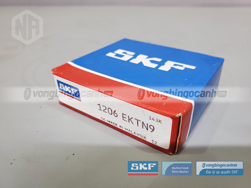 Vòng bi SKF 1206 EKTN9 chính hãng, phân phối bởi Vòng bi Ngọc Anh - Đại lý uỷ quyền SKF.