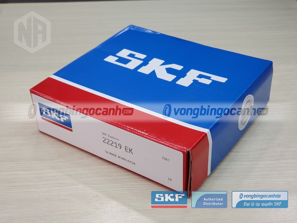 Vòng bi SKF 22219 EK chính hãng, phân phối bởi Vòng bi Ngọc Anh - Đại lý uỷ quyền SKF. 