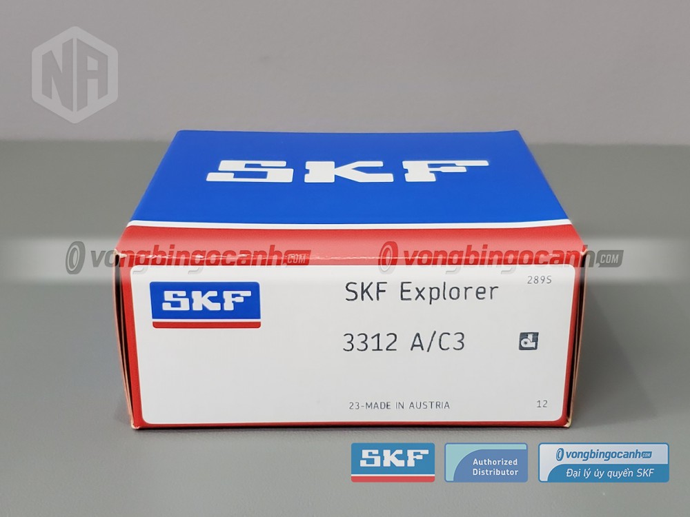 Vòng bi SKF Vòng bi 3312 A/C3 chính hãng, phân phối bởi Vòng bi Ngọc Anh - Đại lý uỷ quyền SKF.