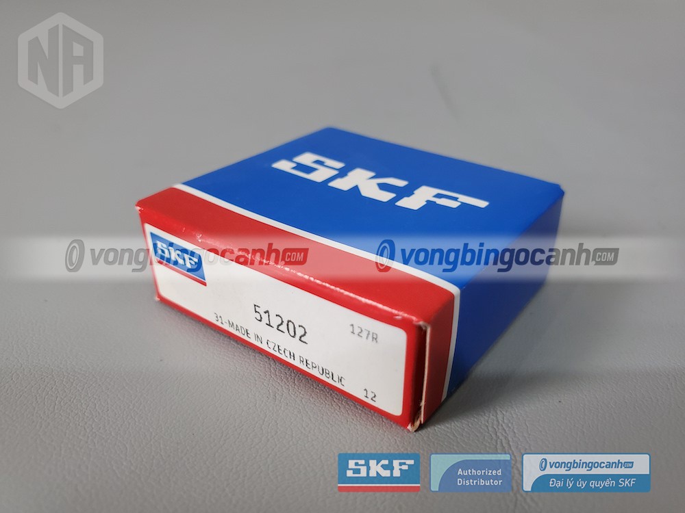 Vòng bi SKF 51202 chính hãng, phân phối bởi Vòng bi Ngọc Anh - Đại lý uỷ quyền SKF.