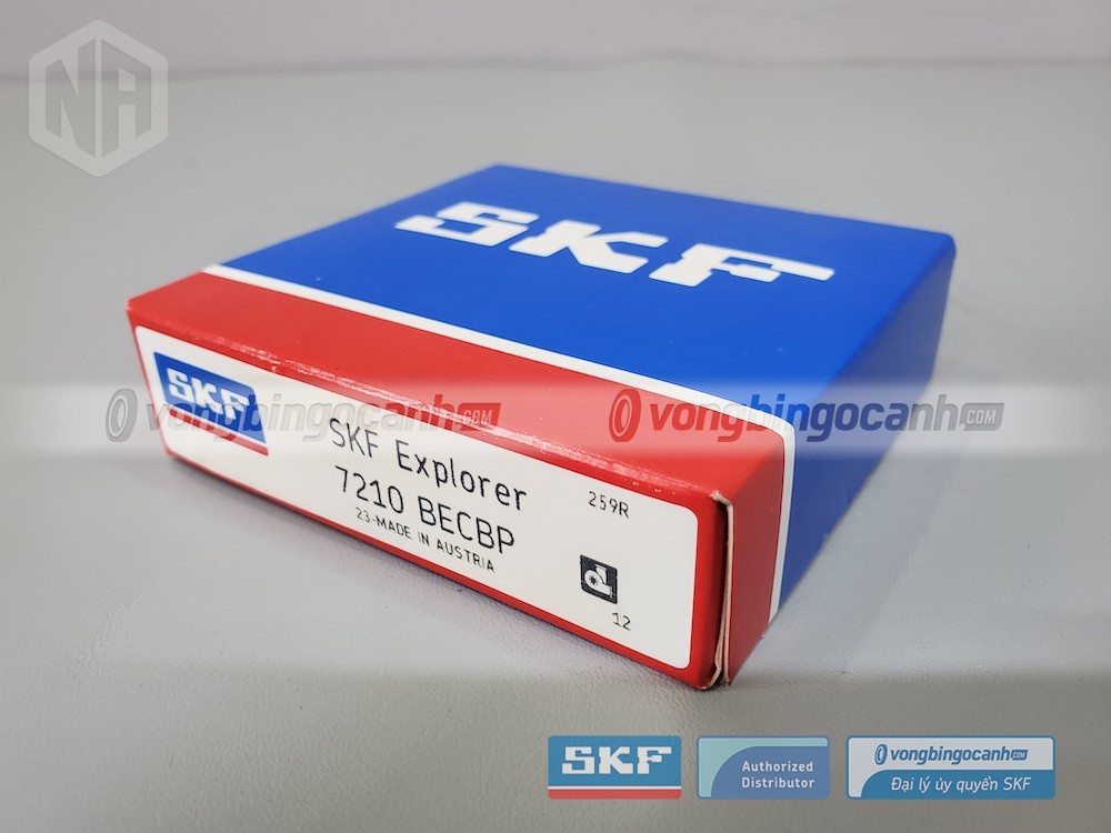 Vòng bi SKF 7210 BECBP chính hãng, phân phối bởi Vòng bi Ngọc Anh - Đại lý uỷ quyền SKF.