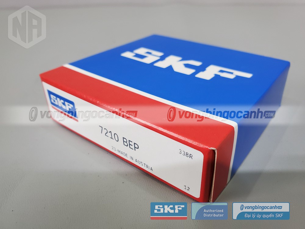 Vòng bi SKF 7210 BEP chính hãng, phân phối bởi Vòng bi Ngọc Anh - Đại lý uỷ quyền SKF.