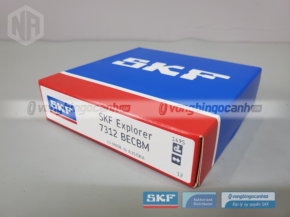 Vòng bi SKF 7312 BECBM chính hãng, phân phối bởi Vòng bi Ngọc Anh - Đại lý uỷ quyền SKF.