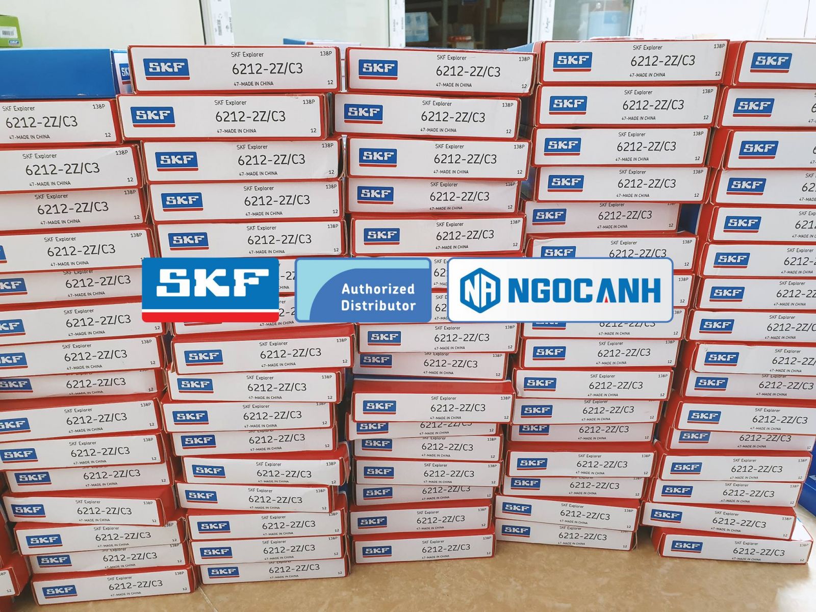 vòng bi SKF chính hãng được bán tại Đại lý Ngọc Anh SKF