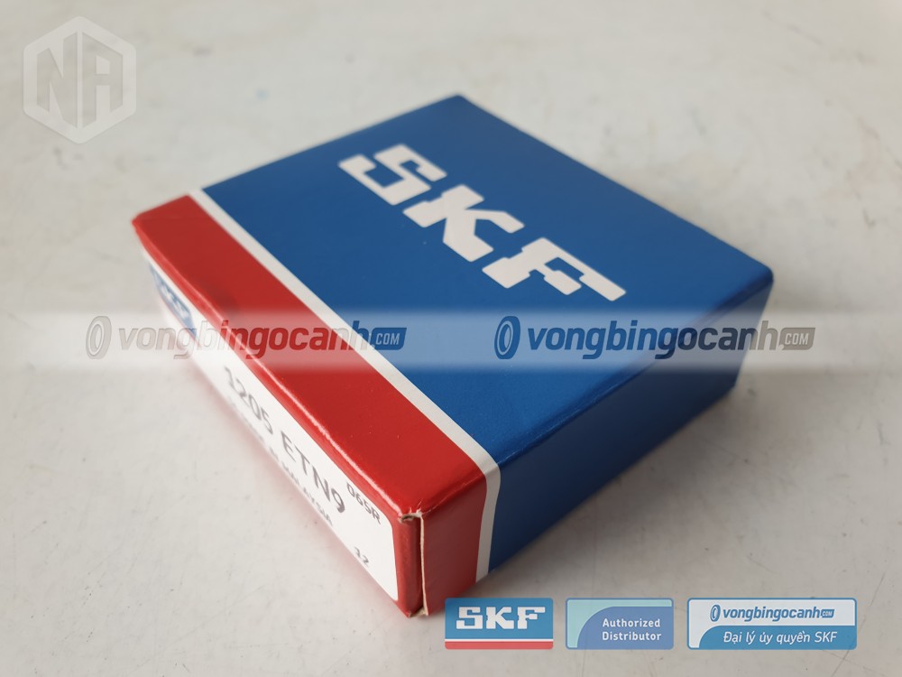 Vòng bi SKF 1205 ETN9 chính hãng, phân phối bởi Vòng bi Ngọc Anh - Đại lý uỷ quyền SKF.