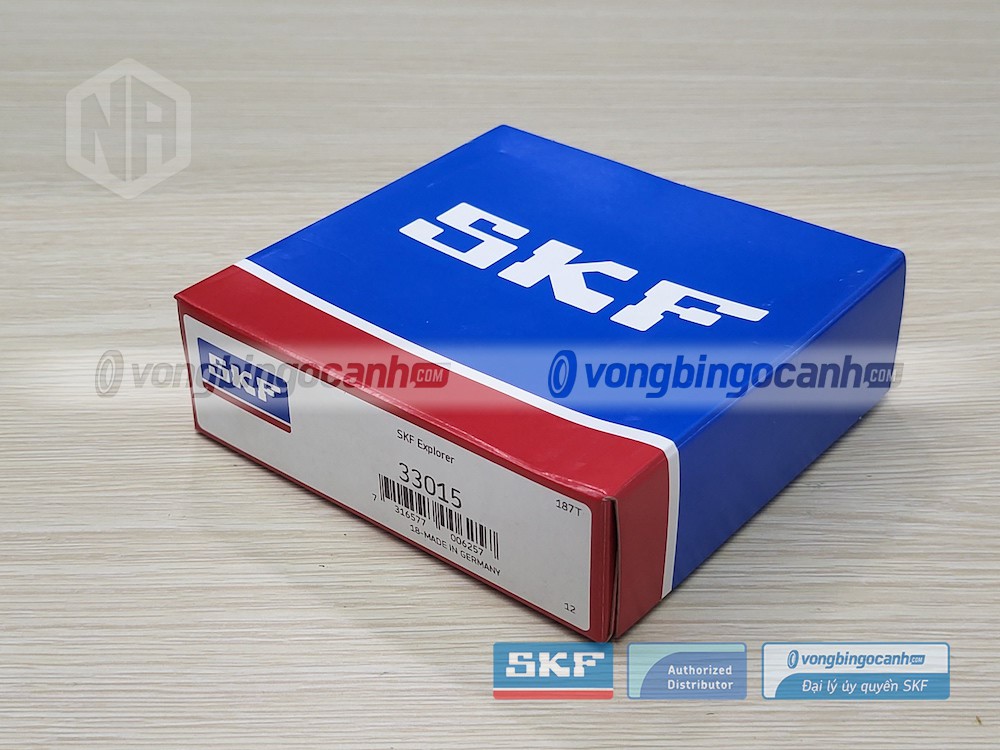 Vòng bi SKF 33015 chính hãng, phân phối bởi Vòng bi Ngọc Anh - Đại lý uỷ quyền SKF.