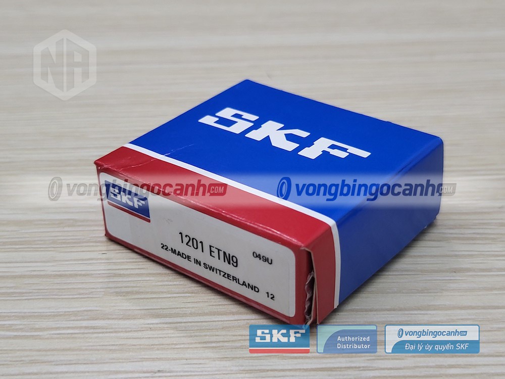 Vòng bi SKF 1201 ETN9 chính hãng, phân phối bởi Vòng bi Ngọc Anh - Đại lý uỷ quyền SKF.