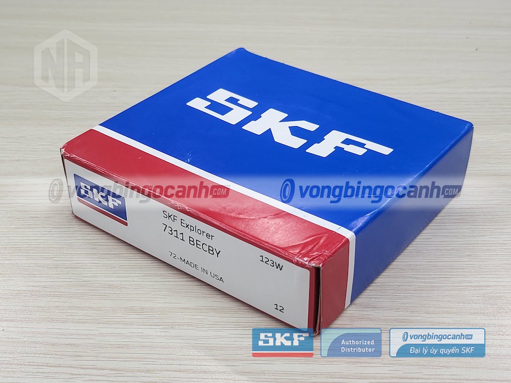 Vòng bi SKF 7311 BECBY chính hãng, phân phối bởi Vòng bi Ngọc Anh - Đại lý uỷ quyền SKF.