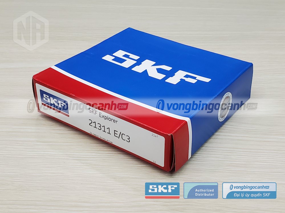 Vòng bi SKF 21311 E/C3 chính hãng, phân phối bởi Vòng bi Ngọc Anh - Đại lý uỷ quyền SKF.