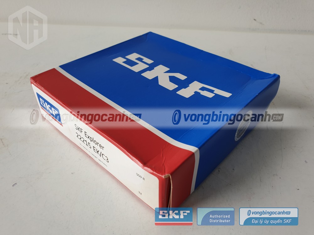Vòng bi SKF 22215 EK/C3 chính hãng, phân phối bởi Vòng bi Ngọc Anh - Đại lý uỷ quyền SKF.