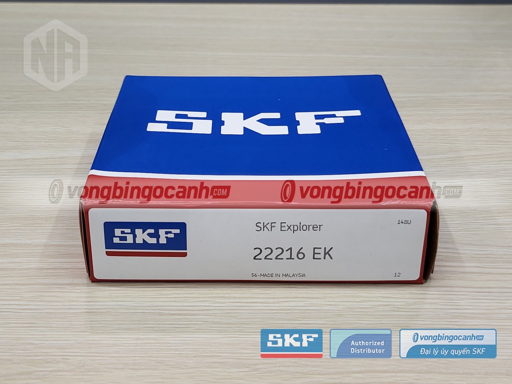 Vòng bi SKF 22216 EK chính hãng, phân phối bởi Vòng bi Ngọc Anh - Đại lý uỷ quyền SKF.