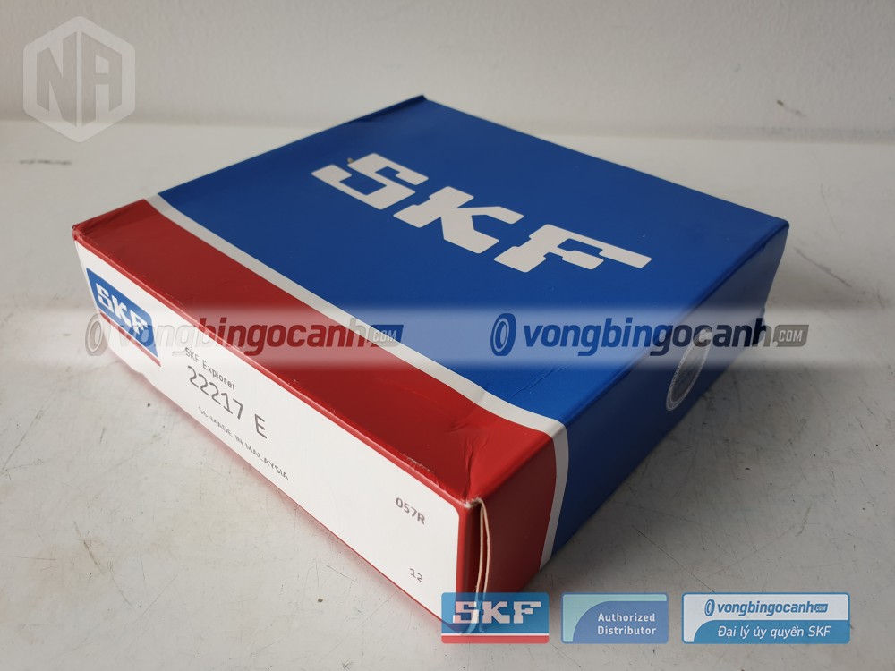 Vòng bi SKF 22217 E chính hãng, phân phối bởi Vòng bi Ngọc Anh - Đại lý uỷ quyền SKF.