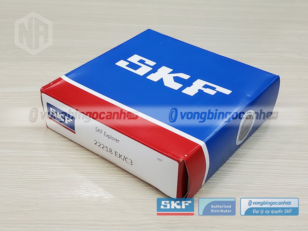 Vòng bi SKF 22218 EK/C3 chính hãng, phân phối bởi Vòng bi Ngọc Anh - Đại lý uỷ quyền SKF.