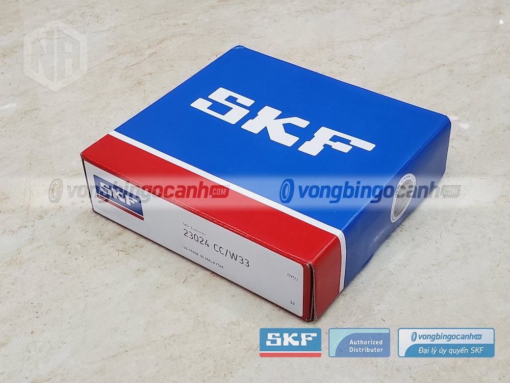 Vòng bi SKF 23024 CC/W33 chính hãng, phân phối bởi Vòng bi Ngọc Anh - Đại lý uỷ quyền SKF.