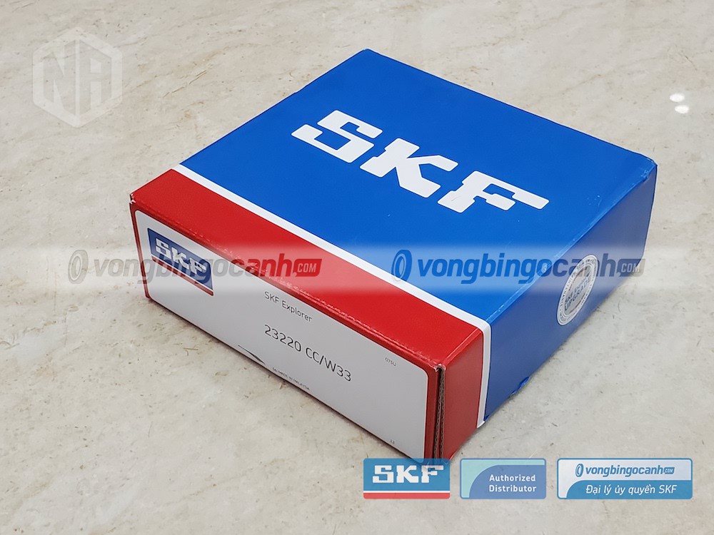 Vòng bi SKF 23220 CC/W33 chính hãng, phân phối bởi Vòng bi Ngọc Anh - Đại lý uỷ quyền SKF.