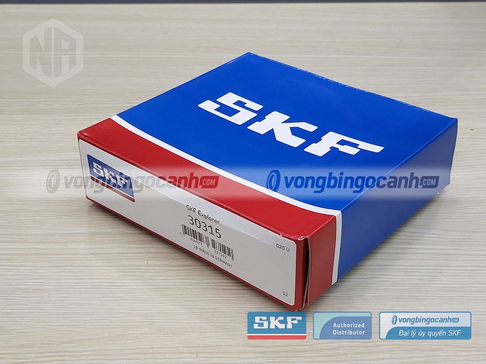 Vòng bi SKF 30315 chính hãng, phân phối bởi Vòng bi Ngọc Anh - Đại lý uỷ quyền SKF.
