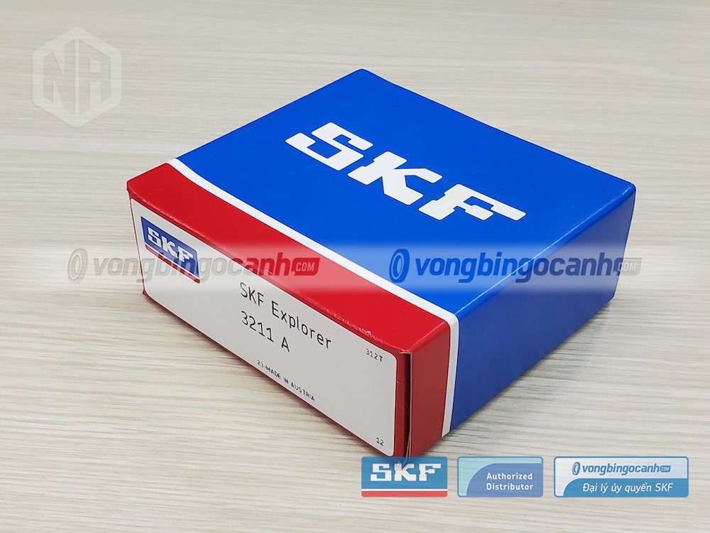 Vòng bi SKF Vòng bi 3211 A chính hãng, phân phối bởi Vòng bi Ngọc Anh - Đại lý uỷ quyền SKF.