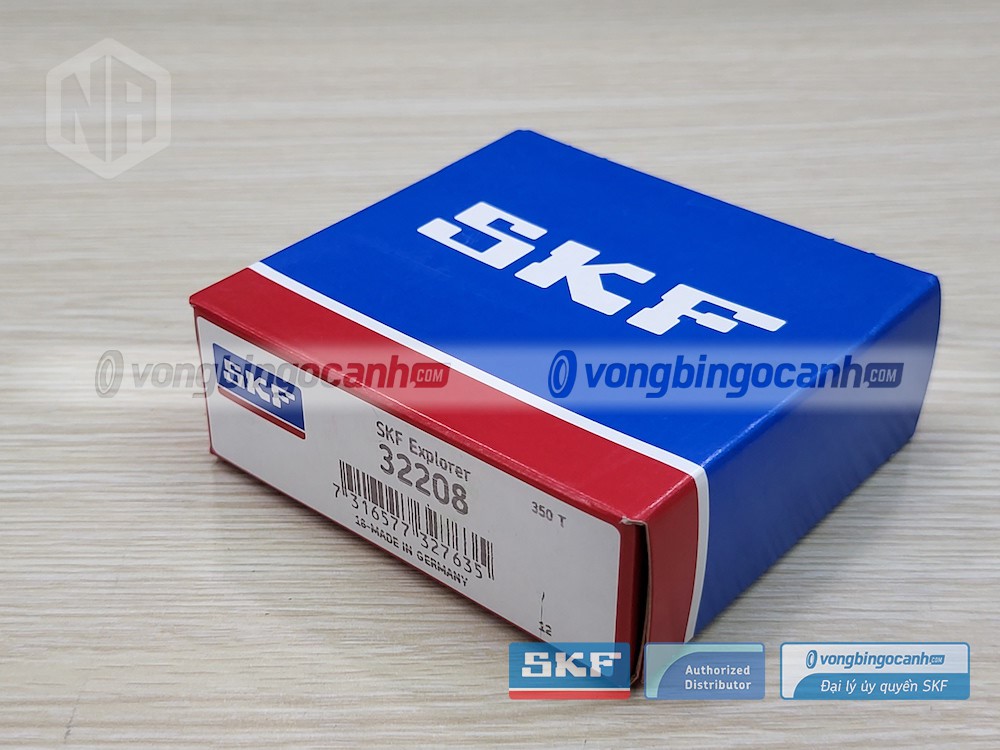 Vòng bi SKF 32208 J2/Q chính hãng, phân phối bởi Vòng bi Ngọc Anh - Đại lý uỷ quyền SKF.
