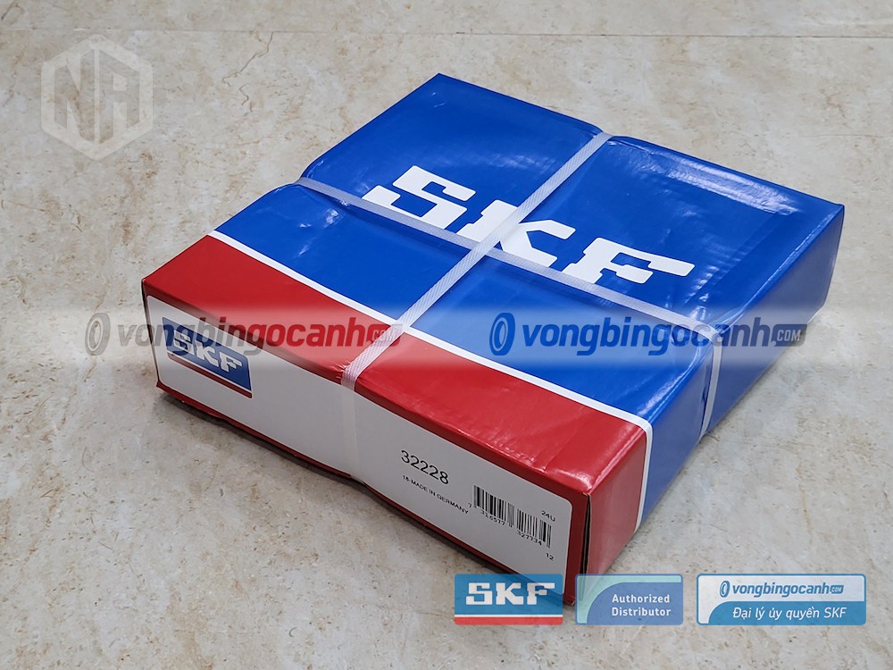 Vòng bi SKF 32228 chính hãng, phân phối bởi Vòng bi Ngọc Anh - Đại lý uỷ quyền SKF.