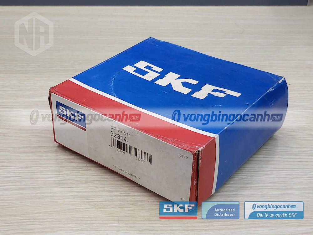 Vòng bi SKF 32314 chính hãng, phân phối bởi Vòng bi Ngọc Anh - Đại lý uỷ quyền SKF.