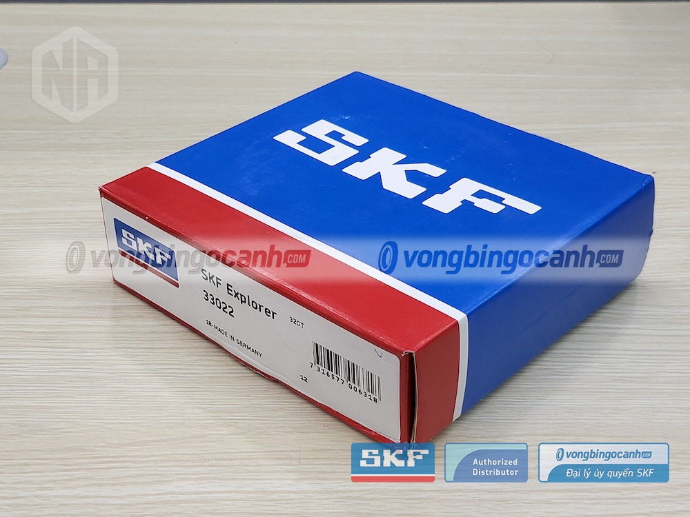 Vòng bi SKF 33022 chính hãng, phân phối bởi Vòng bi Ngọc Anh - Đại lý uỷ quyền SKF.