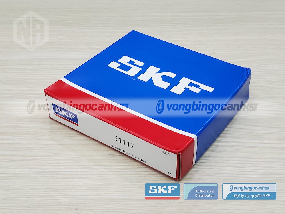 Vòng bi SKF 51117 chính hãng, phân phối bởi Vòng bi Ngọc Anh - Đại lý uỷ quyền SKF.