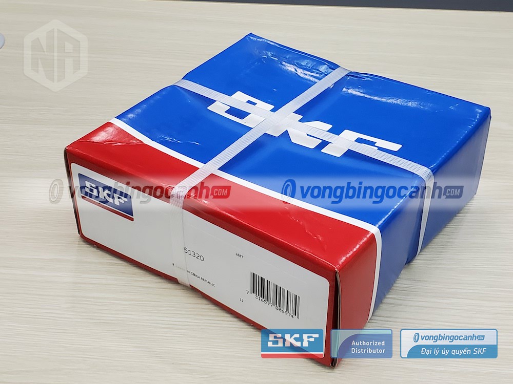 Vòng bi SKF 51320 chính hãng, phân phối bởi Vòng bi Ngọc Anh - Đại lý uỷ quyền SKF.