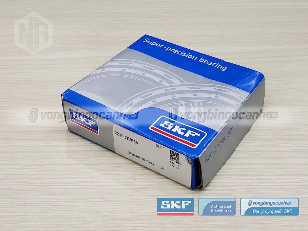 Vòng bi SKF 7210 CD/P4A chính hãng, phân phối bởi Vòng bi Ngọc Anh - Đại lý uỷ quyền SKF.