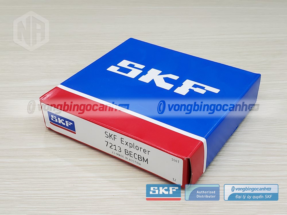 Vòng bi SKF 7213 BECBM chính hãng, phân phối bởi Vòng bi Ngọc Anh - Đại lý uỷ quyền SKF.