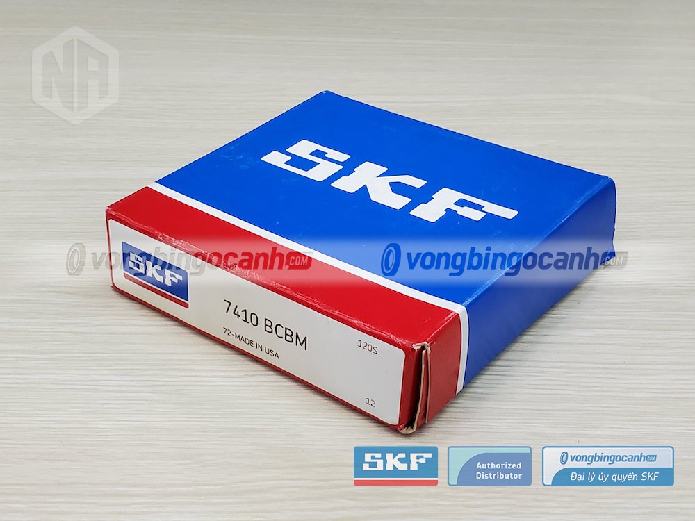 Vòng bi SKF 7410 BCBM chính hãng, phân phối bởi Vòng bi Ngọc Anh - Đại lý uỷ quyền SKF.
