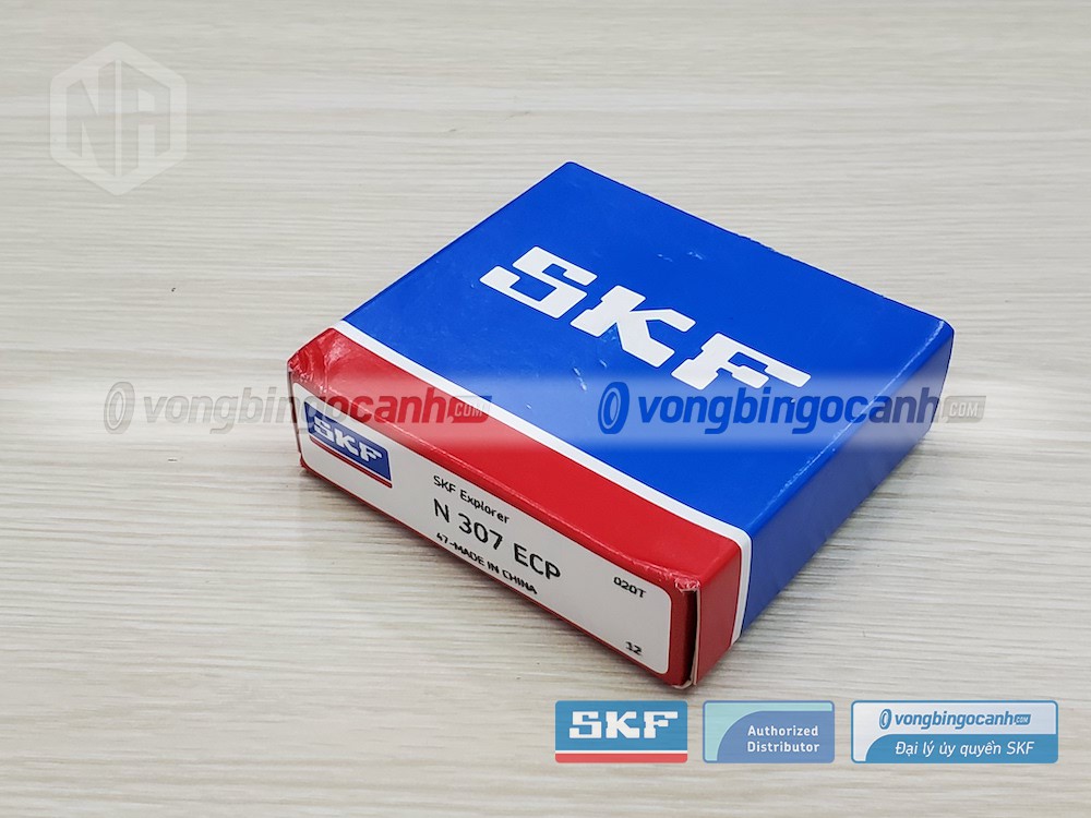 Vòng bi SKF N 307 ECP chính hãng, phân phối bởi Vòng bi Ngọc Anh - Đại lý uỷ quyền SKF.