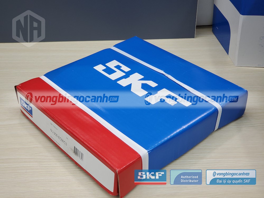 Vòng bi SKF NU 230 ECM/C3 chính hãng, phân phối bởi Vòng bi Ngọc Anh - Đại lý uỷ quyền SKF.
