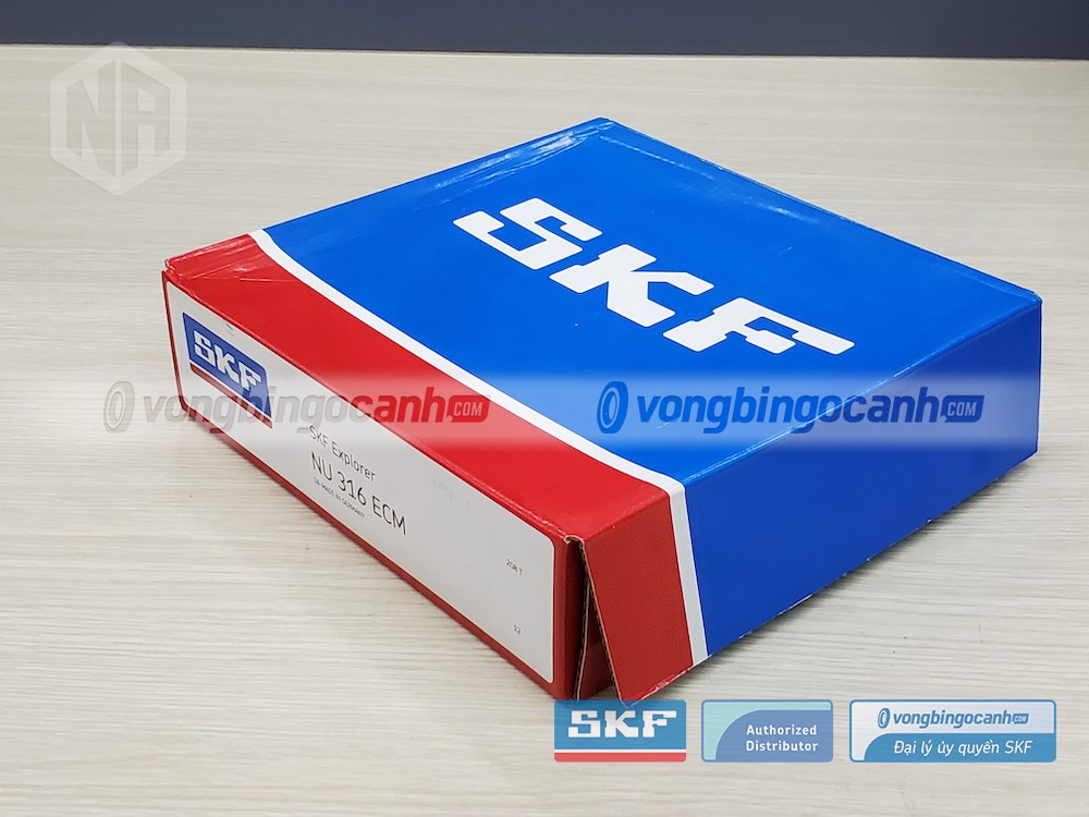 Vòng bi SKF NU 316 ECM chính hãng, phân phối bởi Vòng bi Ngọc Anh - Đại lý uỷ quyền SKF.