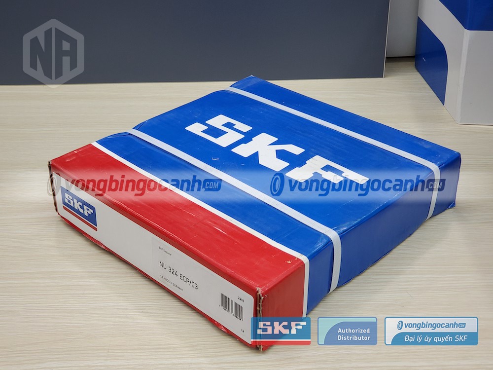 Vòng bi SKF NU 324 ECP/C3 chính hãng, phân phối bởi Vòng bi Ngọc Anh - Đại lý uỷ quyền SKF.