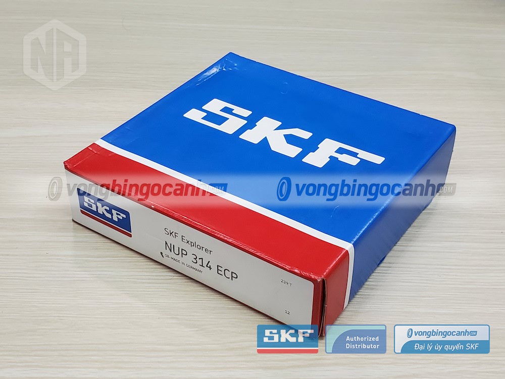 Vòng bi SKF NUP 314 ECP chính hãng, phân phối bởi Vòng bi Ngọc Anh - Đại lý uỷ quyền SKF.