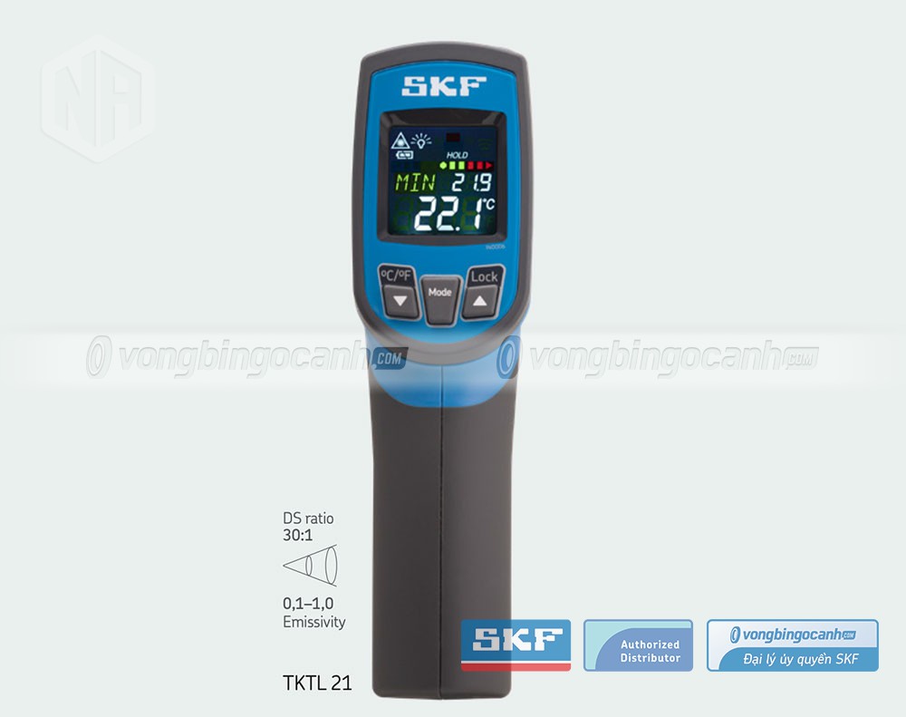 SKF TKTL 21, Súng đo nhiệt độ không tiếp xúc của SKF