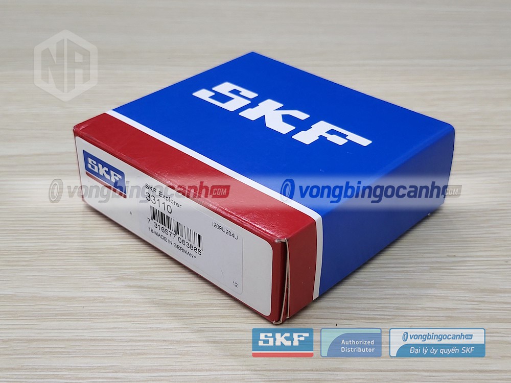 Vòng bi SKF 33110 chính hãng, phân phối bởi Vòng bi Ngọc Anh - Đại lý uỷ quyền SKF.