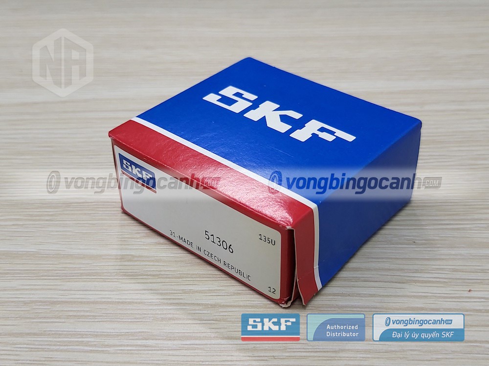 Vòng bi SKF 51306 chính hãng, phân phối bởi Vòng bi Ngọc Anh - Đại lý uỷ quyền SKF.