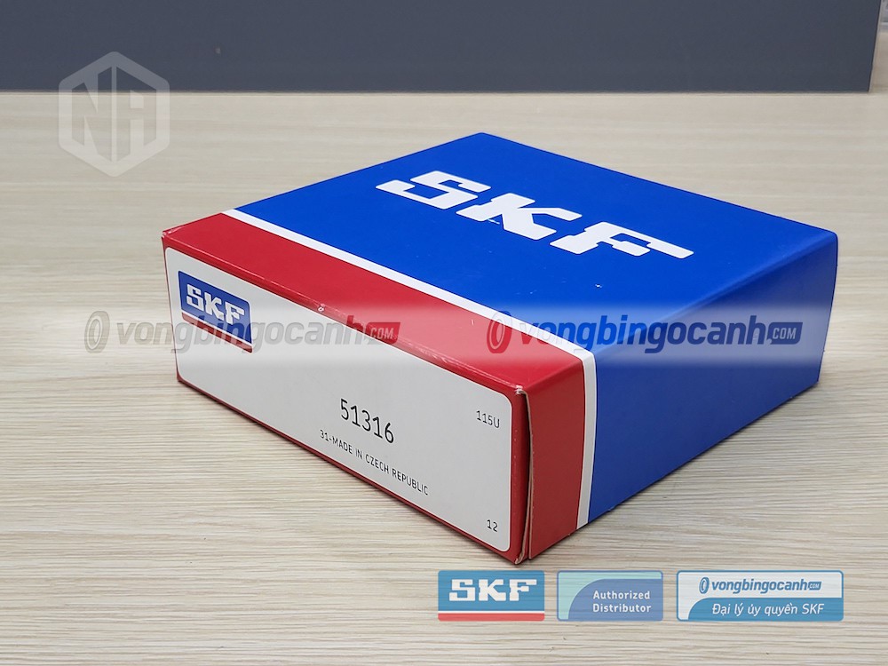 Vòng bi SKF 51316 chính hãng, phân phối bởi Vòng bi Ngọc Anh - Đại lý uỷ quyền SKF.