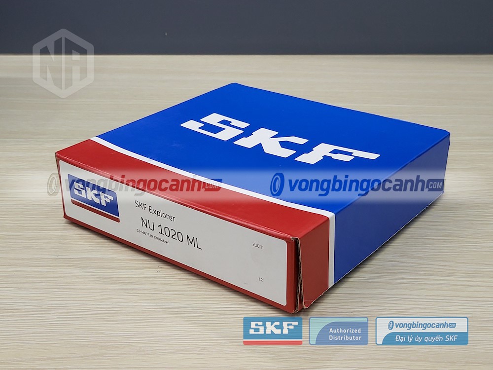 Vòng bi SKF NU 1020 ML chính hãng, phân phối bởi Vòng bi Ngọc Anh - Đại lý uỷ quyền SKF.