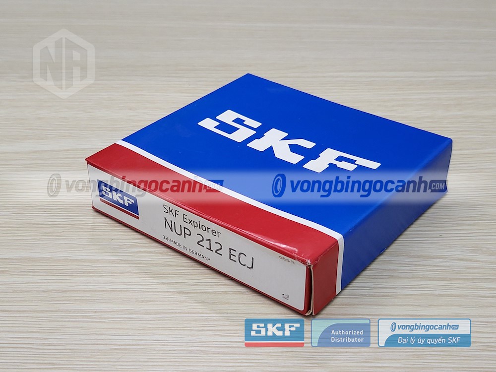 Vòng bi SKF NUP 212 ECJ chính hãng, phân phối bởi Vòng bi Ngọc Anh - Đại lý uỷ quyền SKF.