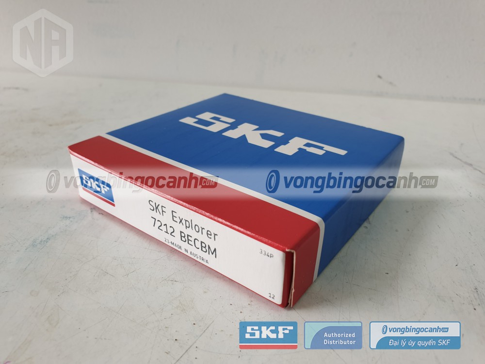 Vòng bi SKF 7212 chính hãng, phân phối bởi Vòng bi Ngọc Anh - Đại lý uỷ quyền SKF.