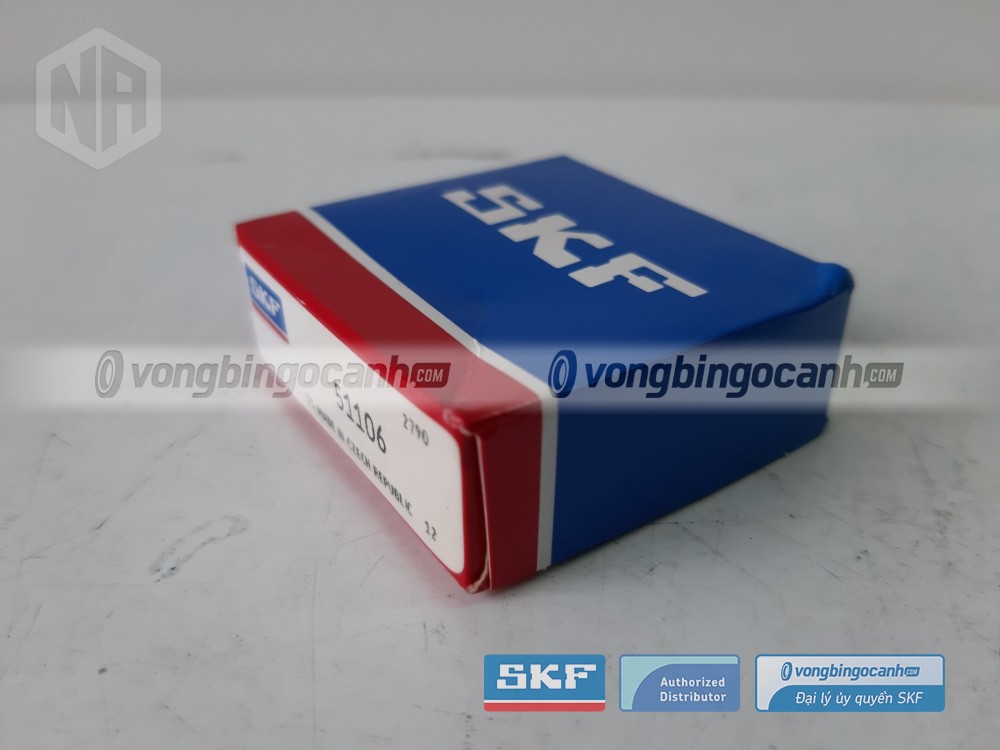 Vòng bi SKF 51106 chính hãng, phân phối bởi Vòng bi Ngọc Anh - Đại lý uỷ quyền SKF.