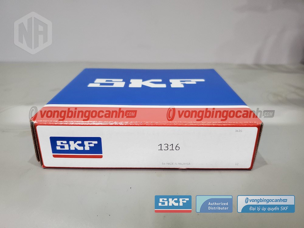 Vòng bi SKF 1316 chính hãng, phân phối bởi Vòng bi Ngọc Anh - Đại lý uỷ quyền SKF.
